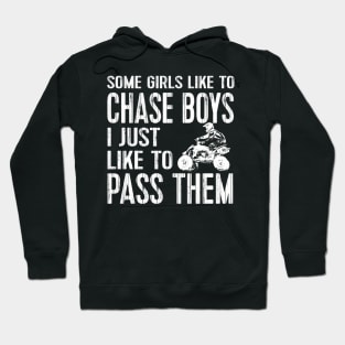 Ladies Quad Atv Utv 4 Wheeler Mudding Racing Chase Hoodie